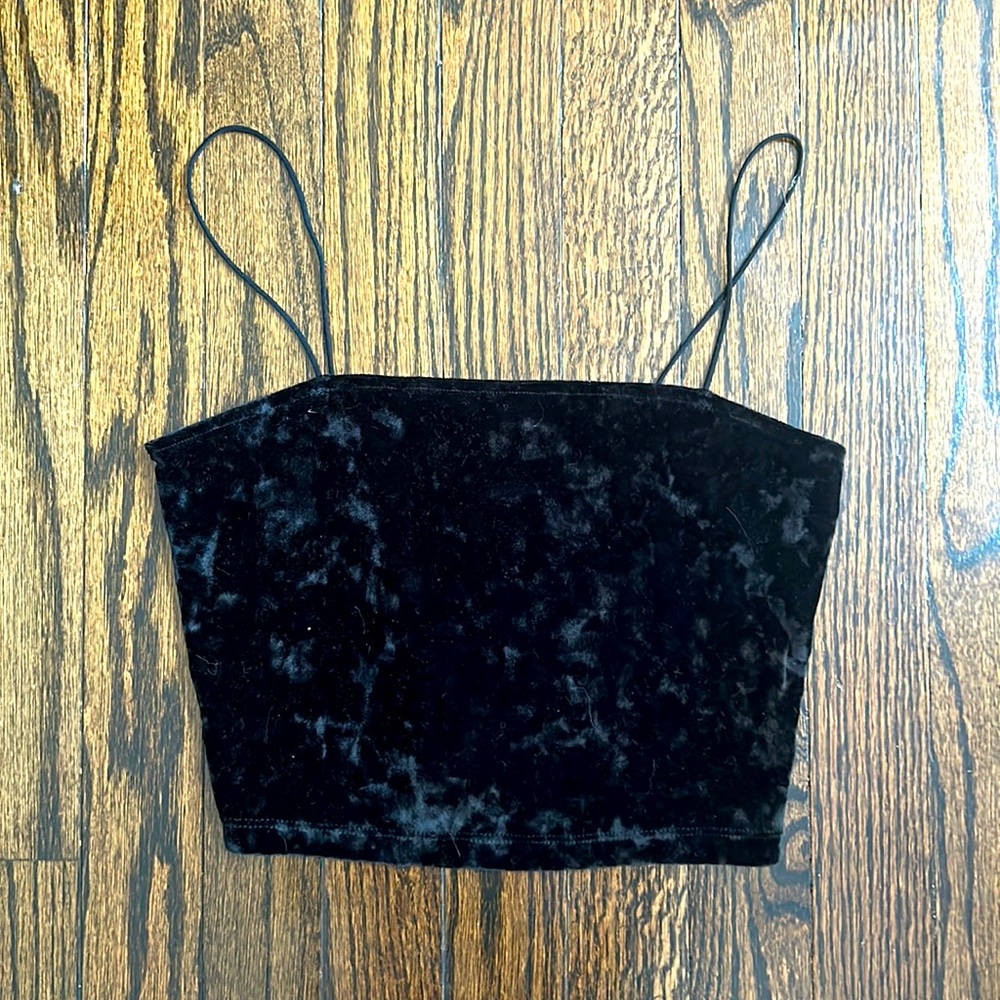 Velvet Cropped cami